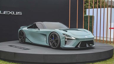 Lexus представила крутой суперкар Sport Concept: под капотом V8 — и никакого электричества