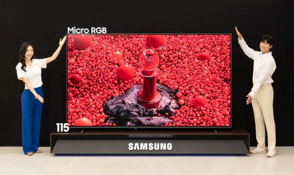 Samsung представила первый в мире 115-дюймовый телевизор Micro RGB TV: 144 Гц, ИИ, 7 лет обновлений и 70 Вт встроенного звука